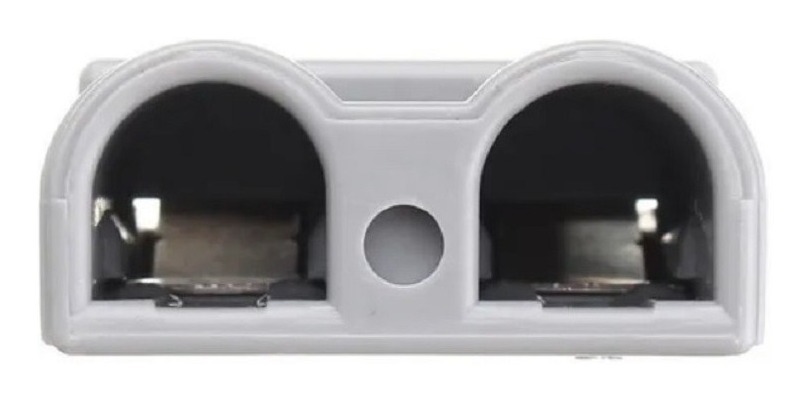 Conector Anderson Doble Color  Gris 120a