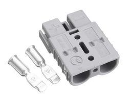 Conector Anderson doble color  gris para 600v